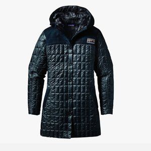 Patagonia Recycled Down Hooded Coat Womens Medium